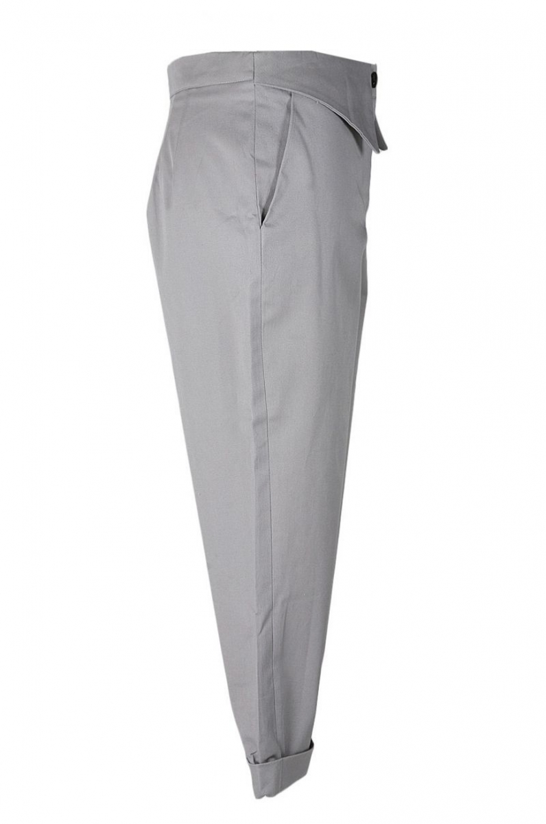 pantalones teen cream lateral